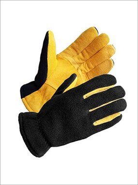 SKYDEER Deerskin Suede Leather Winter Gloves 3M Thinsulate Insulated Warm